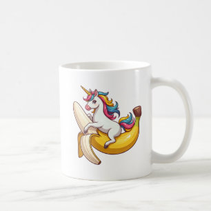 unicorn banana  coffee mug