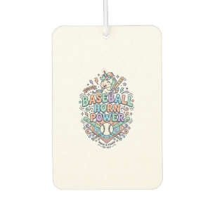 Unicorn Baseball Horn Power Kawaii Vector Design_1 Air Freshener