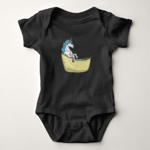 Unicorn Bathe Bathtub Baby Bodysuit
