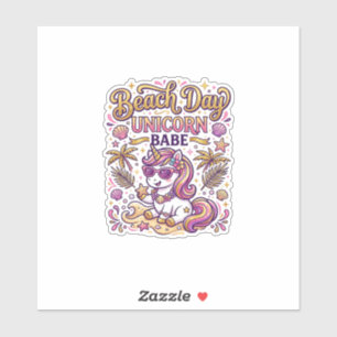 Unicorn Beach Day Unicorn Babe Stylish Zazzle Desi