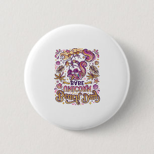 Unicorn Beach Day Unicorn Babe Stylish Zazzle Desi 2 Inch Round Button