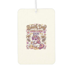 Unicorn Beach Day Unicorn Babe Stylish Zazzle Desi Air Freshener