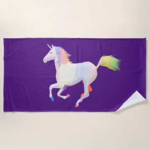 Unicorn beach towel. beach towel