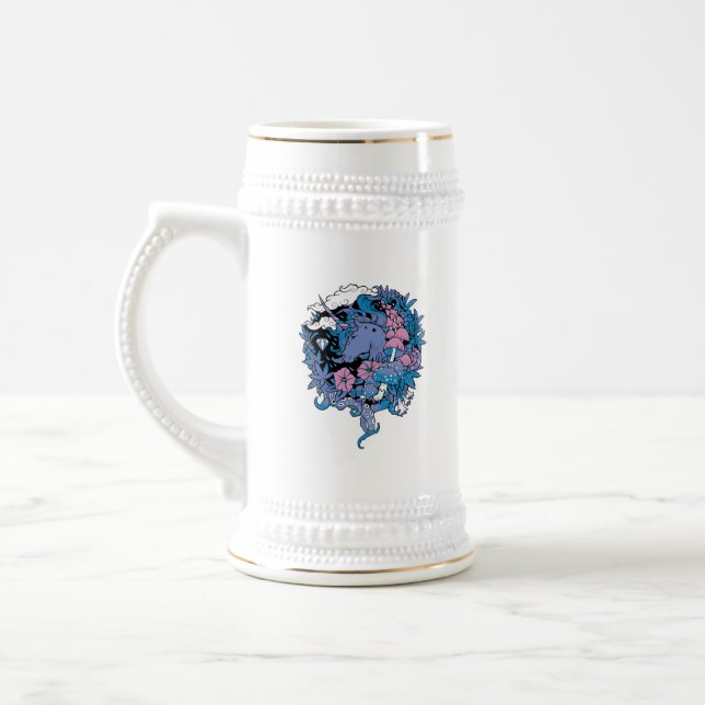 Unicorn Beer Stein (Left)
