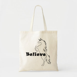 Unicorn Believe Design - Budget Tote Bag