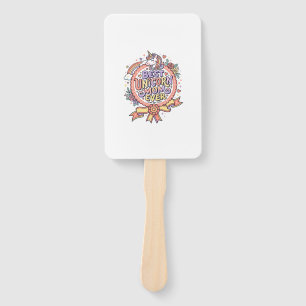 Unicorn Best Unicorn Mom Ever Whimsical Zazzle Des Hand Fan
