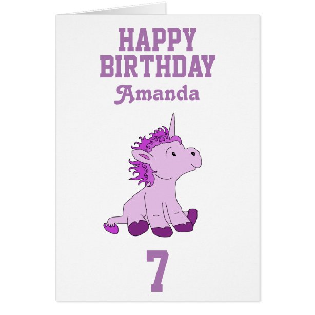 unicorn birthday cards zazzle ca