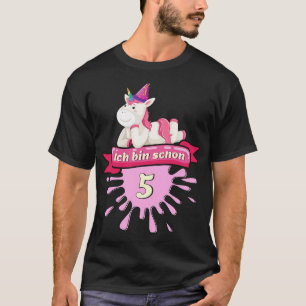 Unicorn Birthday Gift T Kids Girl T-Shirt