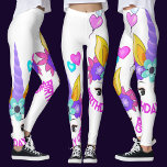 Unicorn, Birthday Girl, Birthday Party            Leggings<br><div class="desc">Unicorn,  Birthday Girl,  birthday party.</div>