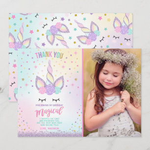 Unicorn Birthday Invitation Magique Unicorn Party