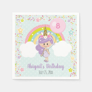 Unicorn Birthday Napkins