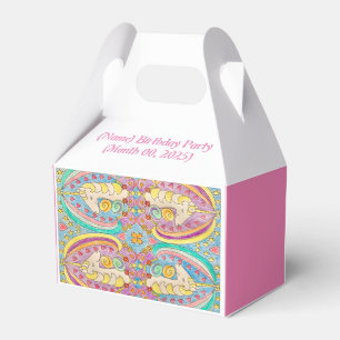 Unicorn Birthday Party Favor Box