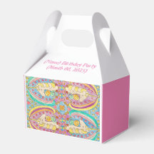 Unicorn Birthday Party Favour Box