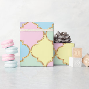 Unicorn Birthday Pattern  Wrapping Paper