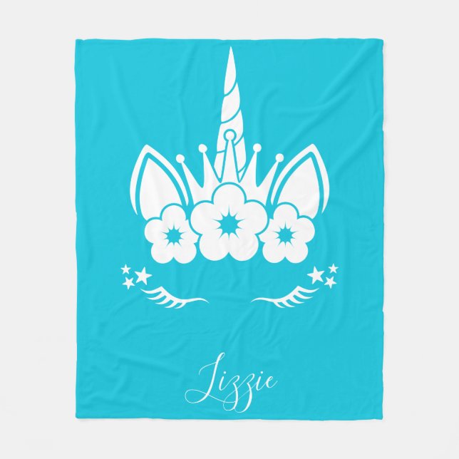 Unicorn Blanket | Unicorn Face (Front)