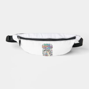 Unicorn Boba Unicorn Club Kawaii Typography Design Fanny Pack