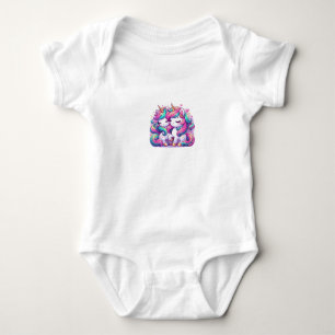 unicorn body baby bodysuit