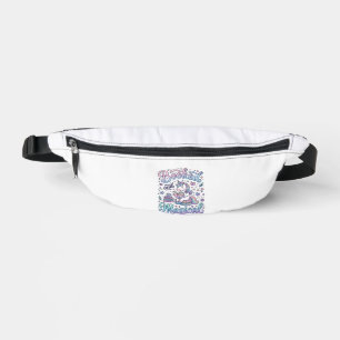 Unicorn Booked and Magical Gift Idea Typography De Fanny Pack