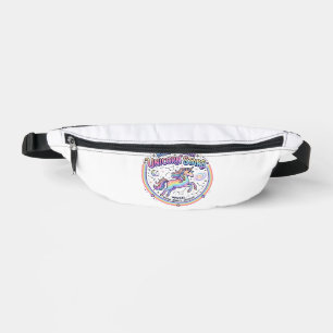 Unicorn Born Under Unicorn Stars Funny Print on De Fanny Pack