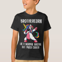 Unicorn Brother Girl Birthday Party Apparel Brothe