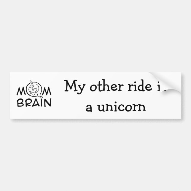 Unicorn Bumper Sticker (Front)