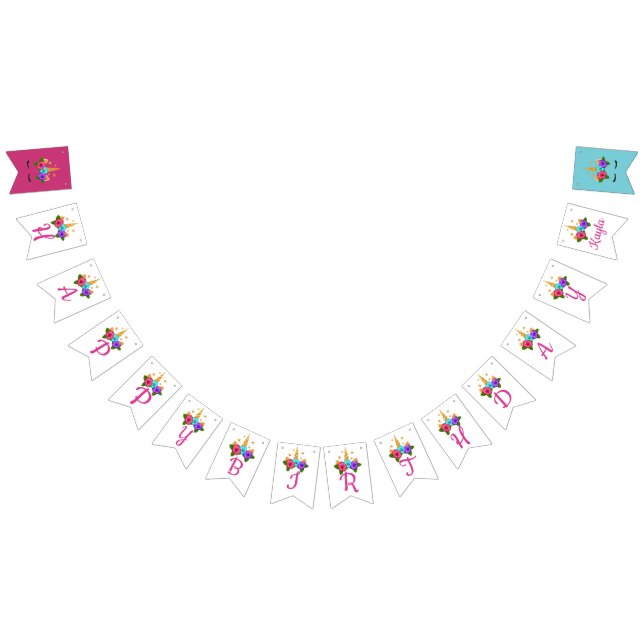 Unicorn Bunting Flags (All)
