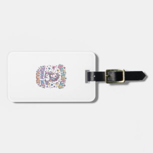 Unicorn Butterflies Know My Name Charming POD Artw Luggage Tag