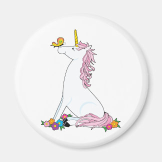 Unicorn Butterfly Magnet