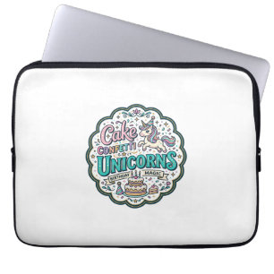 Unicorn Cake Confetti Unicorns POD Ready POD Artwo Laptop Sleeve