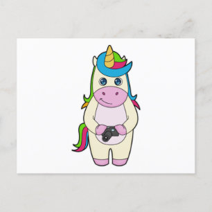 Unicorn Camera Postcard