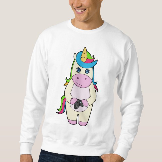 Unicorn Camera Sweatshirt (Front)