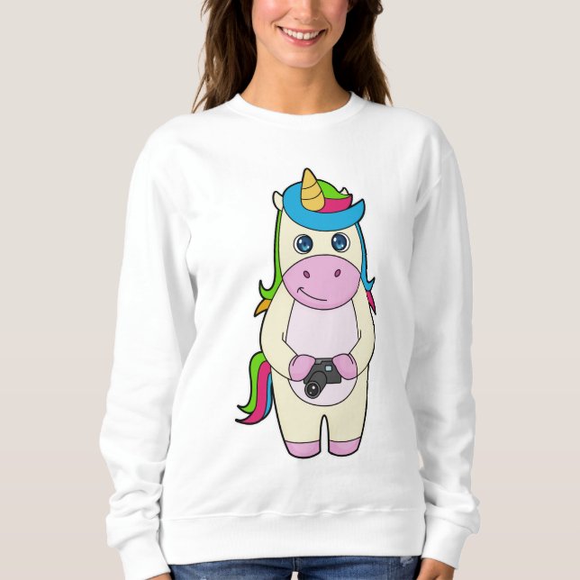 Unicorn Camera Sweatshirt (Front)
