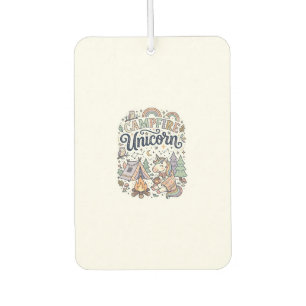 Unicorn Campfire Unicorn Premium Vector Sticker an Air Freshener