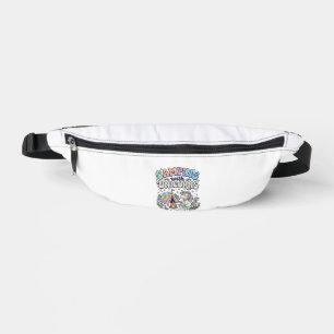 Unicorn Camping with Unicorns Kawaii Sticker and S Fanny Pack