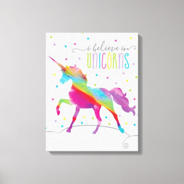 Unicorn Canvas Print (Front)