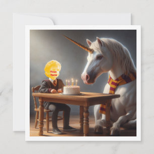 Unicorn card, magical birthday, unicorn birthday card
