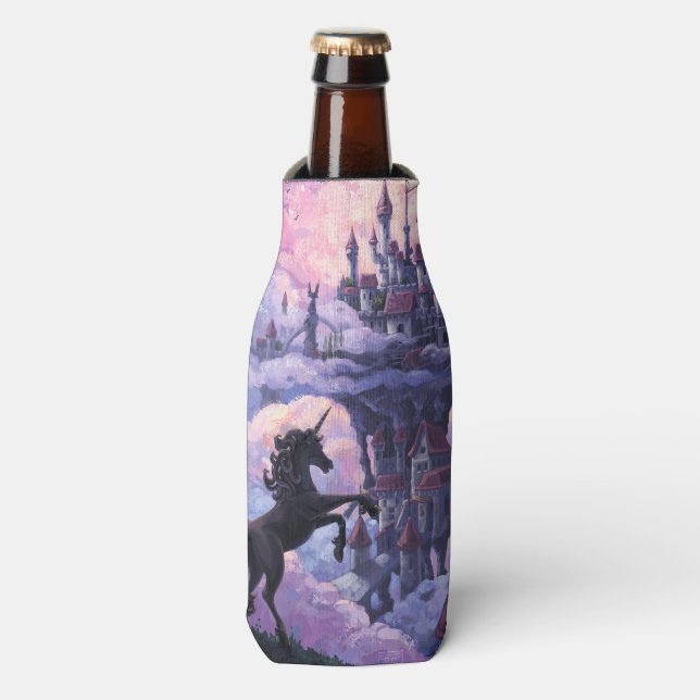 Unicorn Castle Bottle Cooler (Bottle Front)