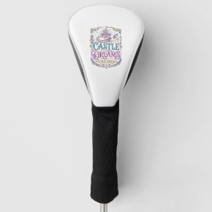 Unicorn Castle Dreams Unicorn White Background Pri Golf Head Cover