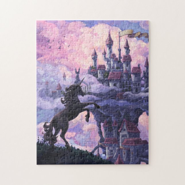Unicorn Castle Jigsaw Puzzle (Vertical)