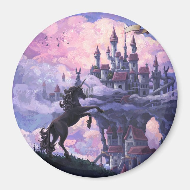 Unicorn Castle Magnet (Front)