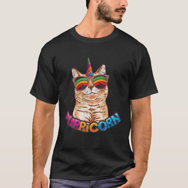 Unicorn Cat T-Shirt (Front)