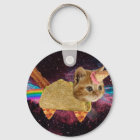 Unicorn cat - taco cat - space cat - tabby cat keychain