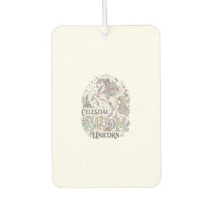 Unicorn Celestial Bloom Unicorn Premium Vector Typ Air Freshener