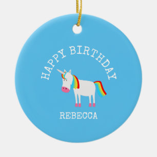 Unicorn Ceramic Ornament