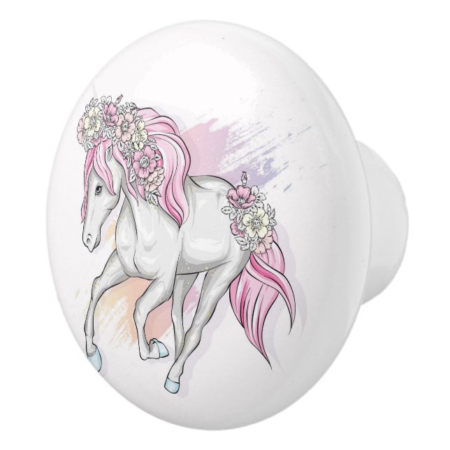 Unicorn Ceramic Pull (Right)