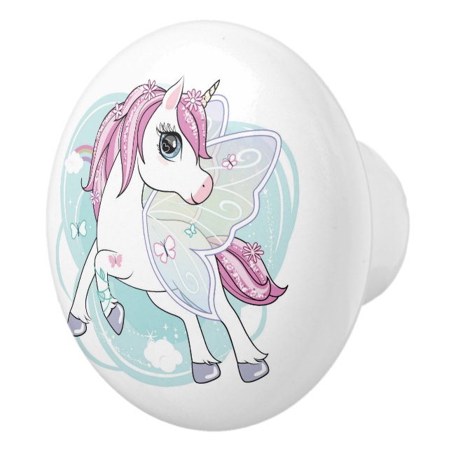 Unicorn Ceramic Pull (Right)