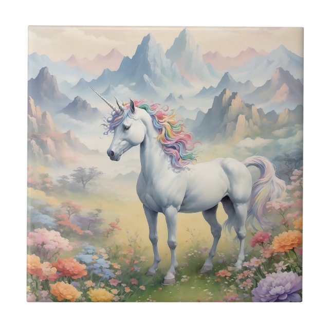 Unicorn Ceramic Tile (Front)