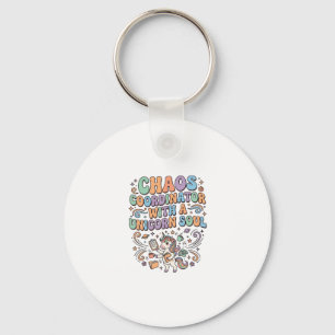 Unicorn Chaos Coordinator with a Unicorn Soul Kawa Keychain