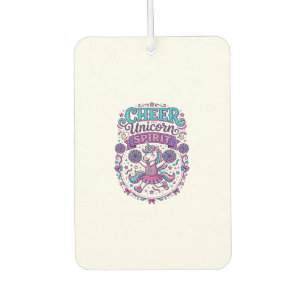 Unicorn Cheer Unicorn Spirit Colourful POD Artwork Air Freshener