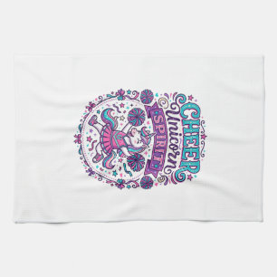 Unicorn Cheer Unicorn Spirit Colourful POD Artwork Kitchen Towel